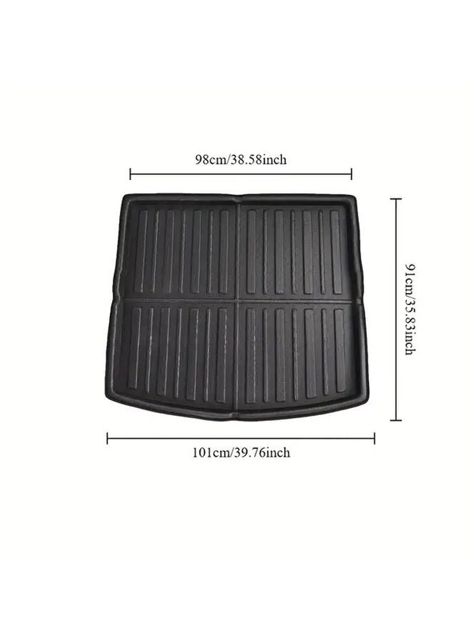 Black EVA Trunk Mat For BYD Song Plus DM i 2024 2025 All Weather Cargo Liner - Image 2